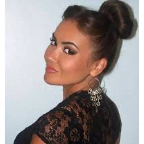 Stella & Dot | Exotically Gorgeous WHITE GOLD Vintage Retired Tigress Ea… - Picture 10 of 11